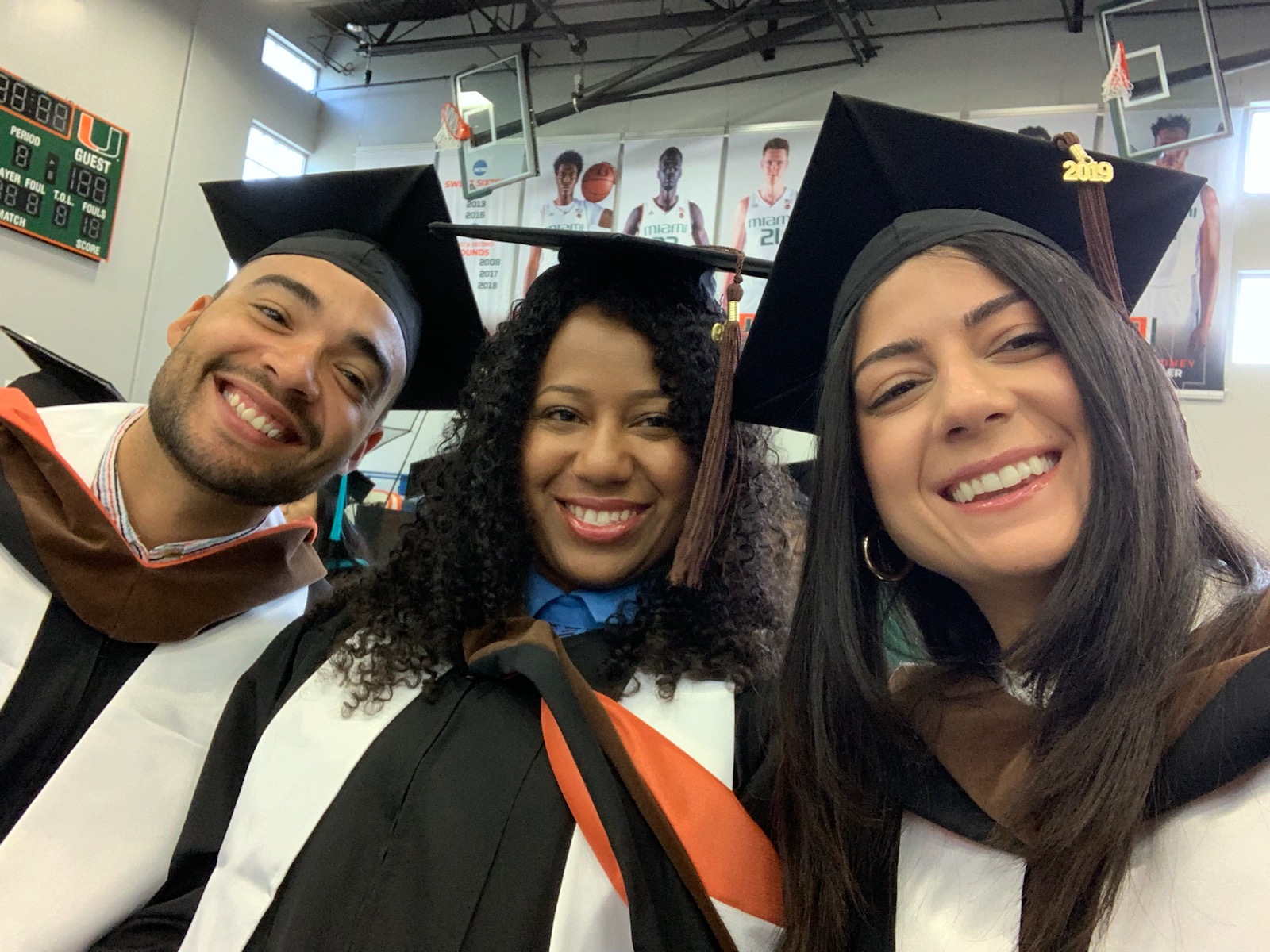 Three MFA graduates