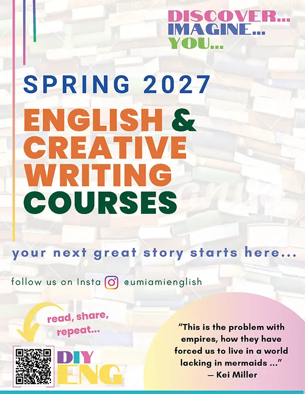 cover image Spring 2027 ENG course booklet